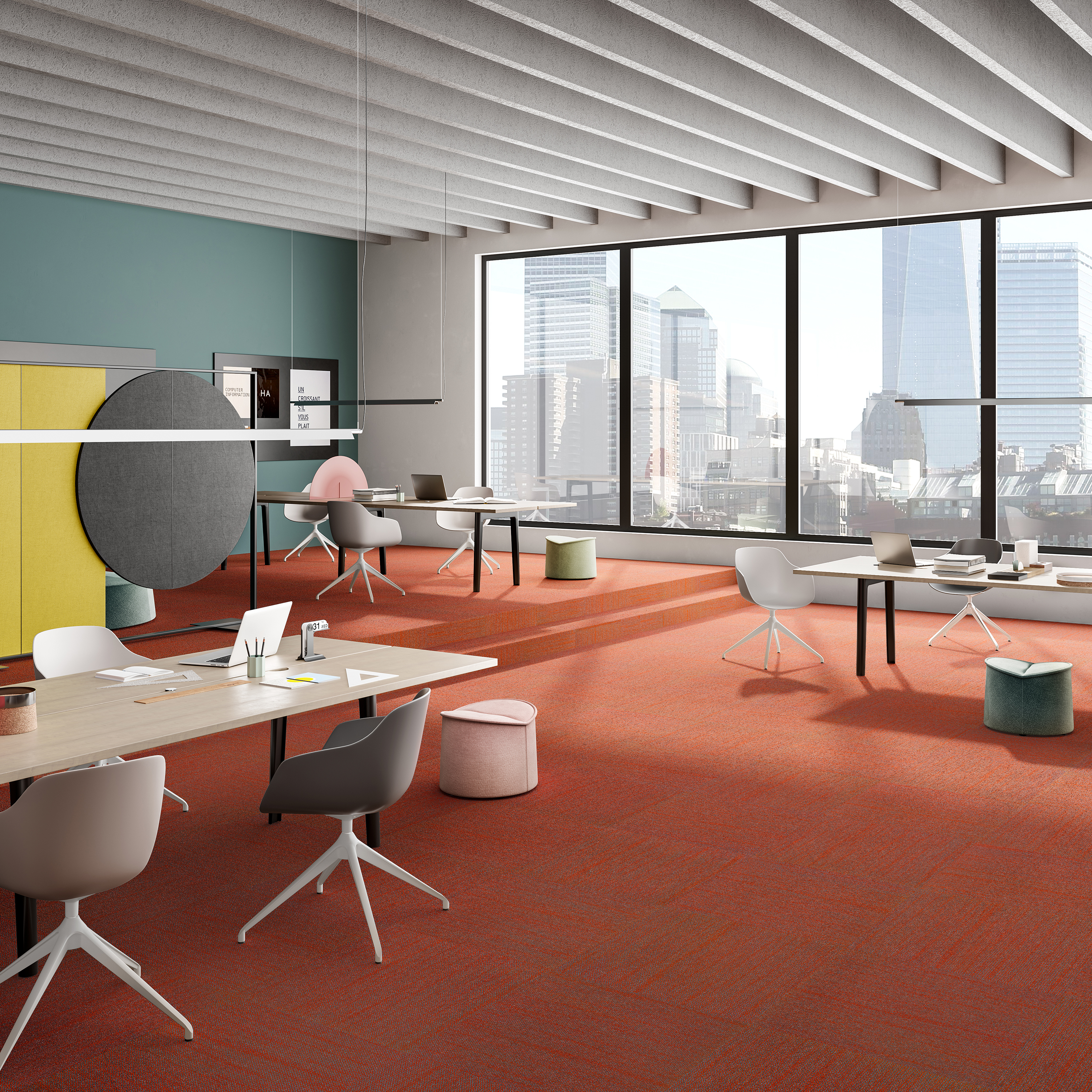 Ковровая плитка Marvel Tile 89 (500*500*6 мм) — купить в Нефтеюганске