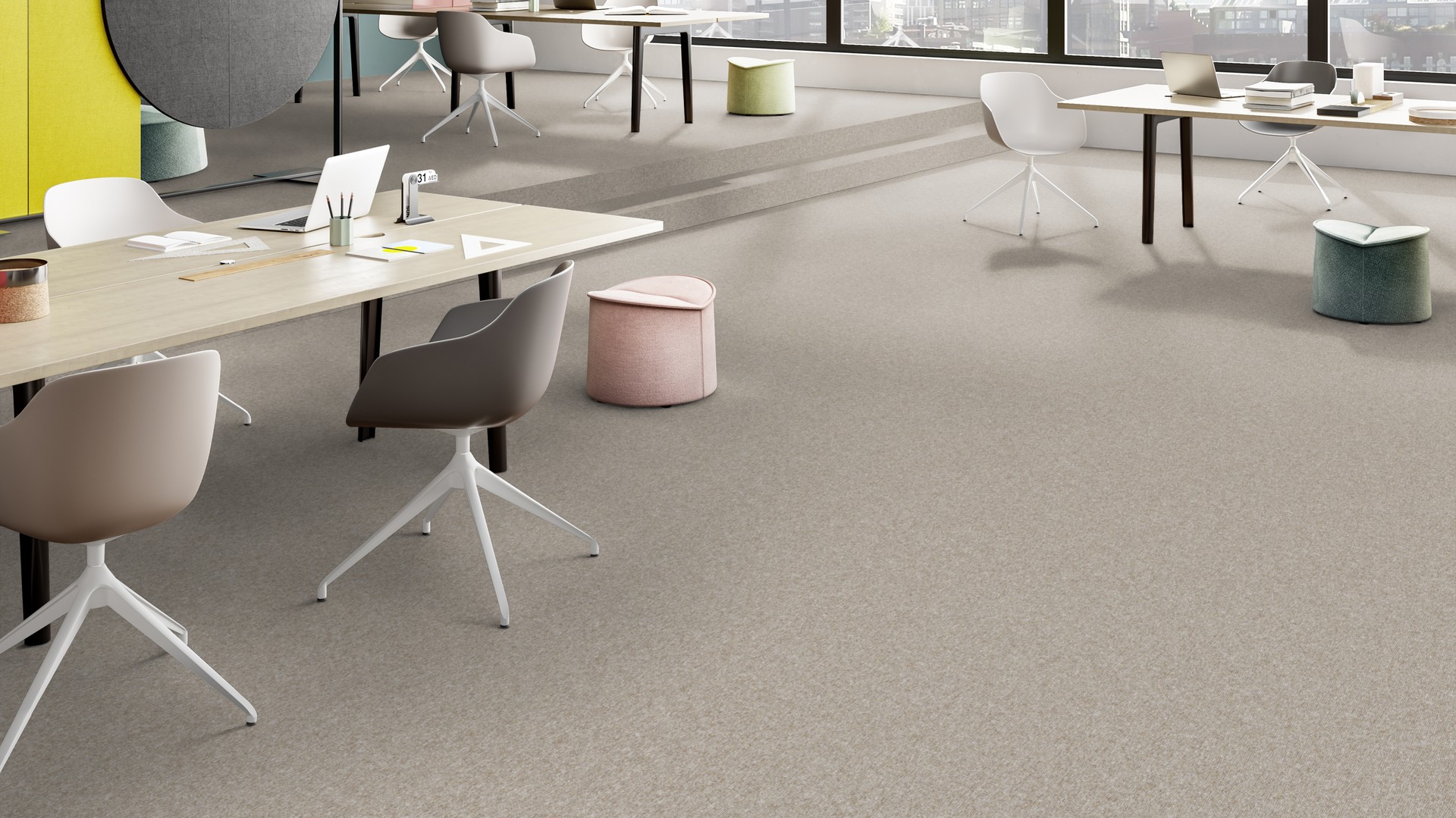 Ковровая плитка Medusa Tile 33 (500*500*5 мм) — купить в Нефтеюганске