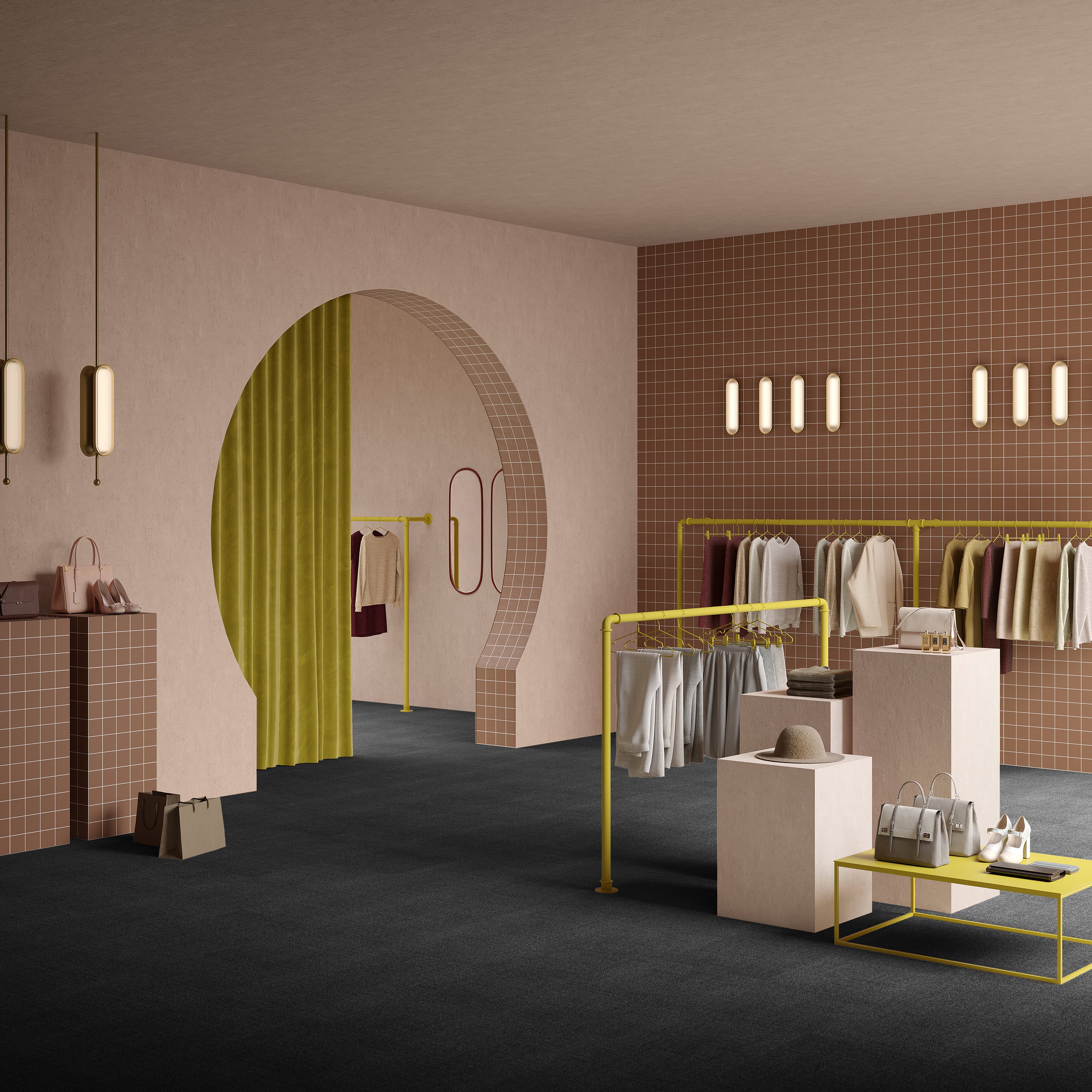 Ковровая плитка Mantra Tile 99 (500*500*6 мм) — купить в Нефтеюганске