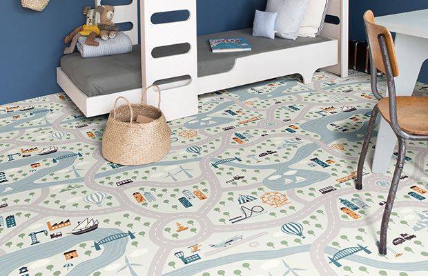 Линолеум бытовой "IVC" Neo Karta 82 (3м) — купить в Нефтеюганске