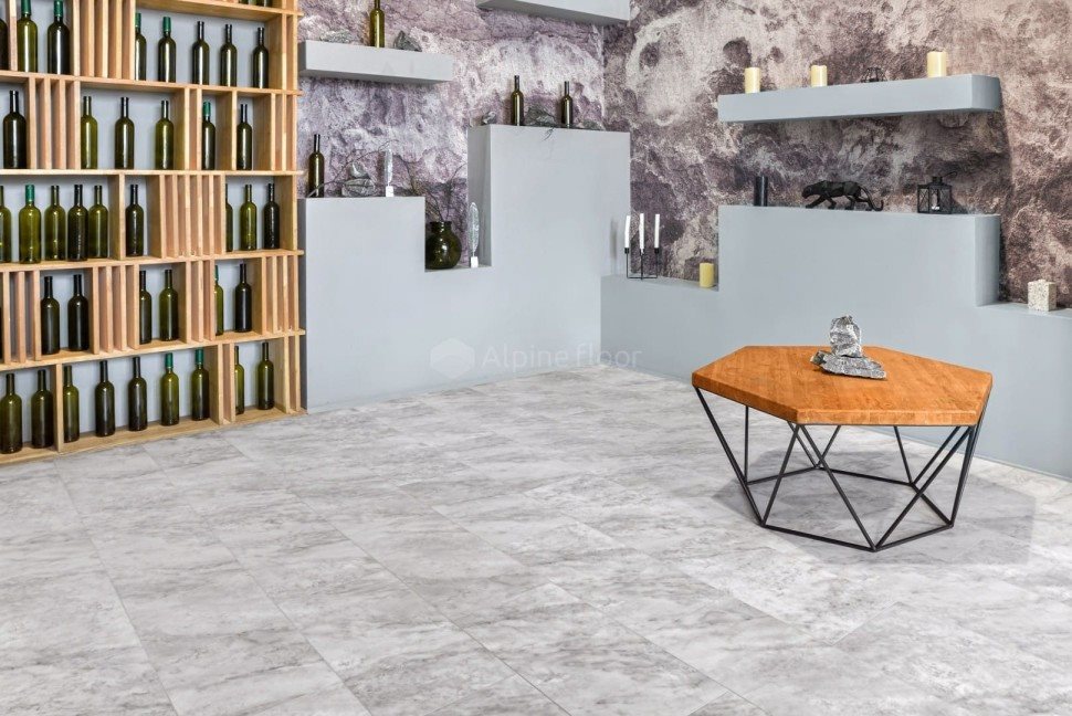Виниловая плитка "Alpine Floor" Light Stone Чили (608*303*2,5 мм) — купить в Нефтеюганске