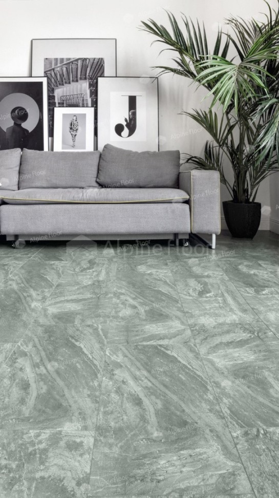 Виниловая плитка "Alpine Floor" Light Stone Хэмпшир (608*303*2,5 мм) — купить в Нефтеюганске