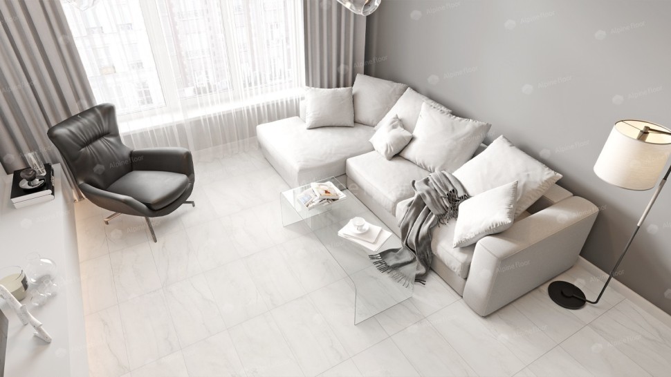 Виниловая плитка "Alpine Floor" Light Stone Брайс (608*303*2,5 мм) — купить в Нефтеюганске