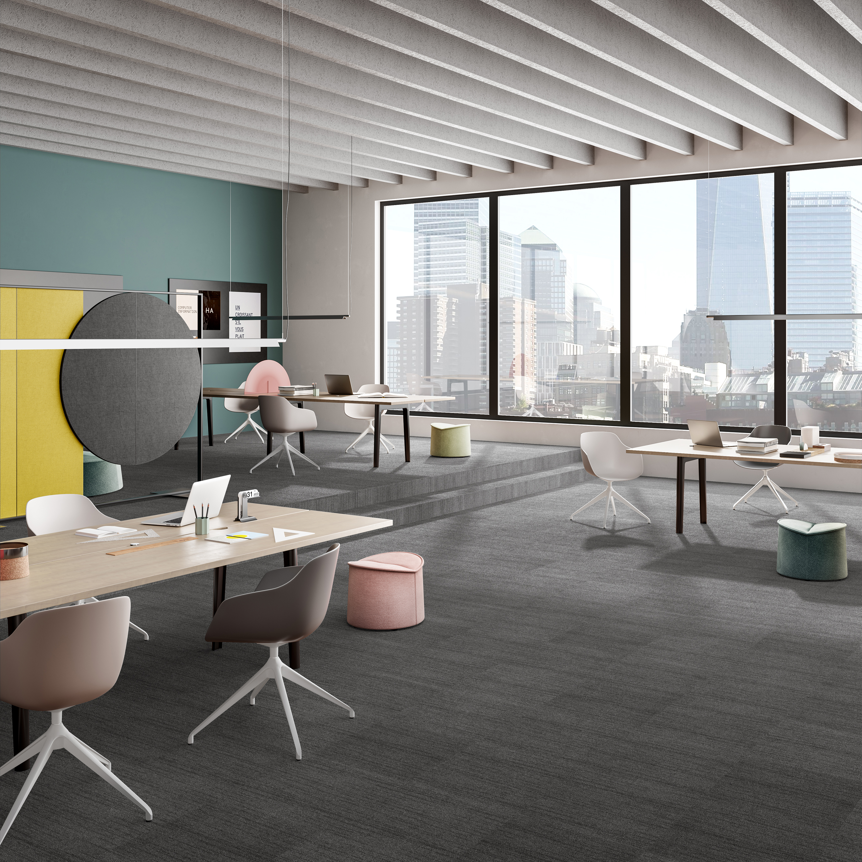 Ковровая плитка Marvel Tile 98 (500*500*6 мм) — купить в Нефтеюганске