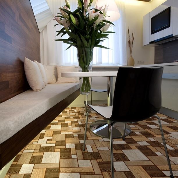 Линолеум бытовой "Комитекс" Печора Тетрис 862 (2,5м) — купить в Нефтеюганске