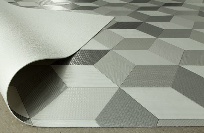 Линолеум бытовой "IVC" Bingo Cubes 83 (3м) — купить в Нефтеюганске