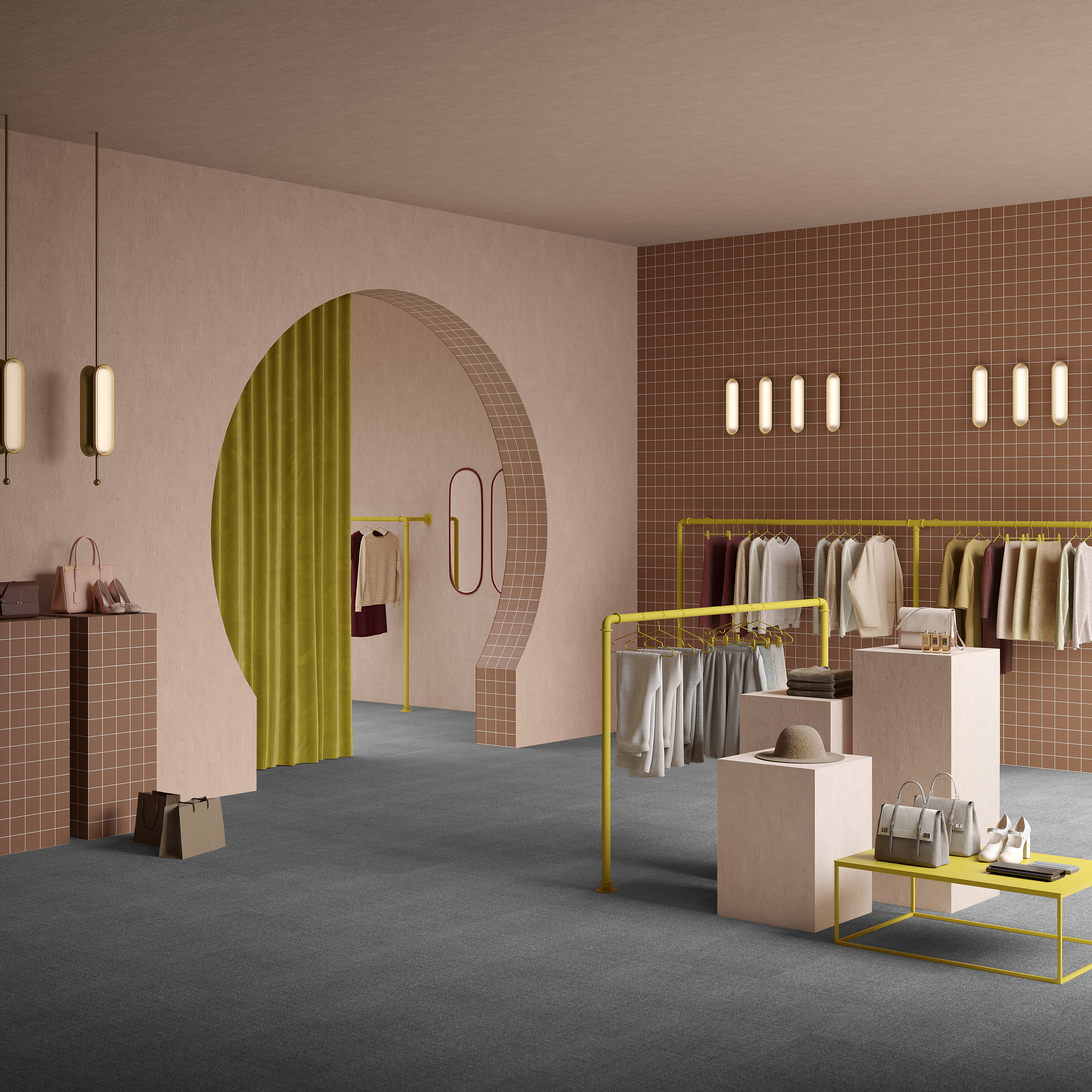 Ковровая плитка Mantra Tile 97 (500*500*6 мм) — купить в Нефтеюганске