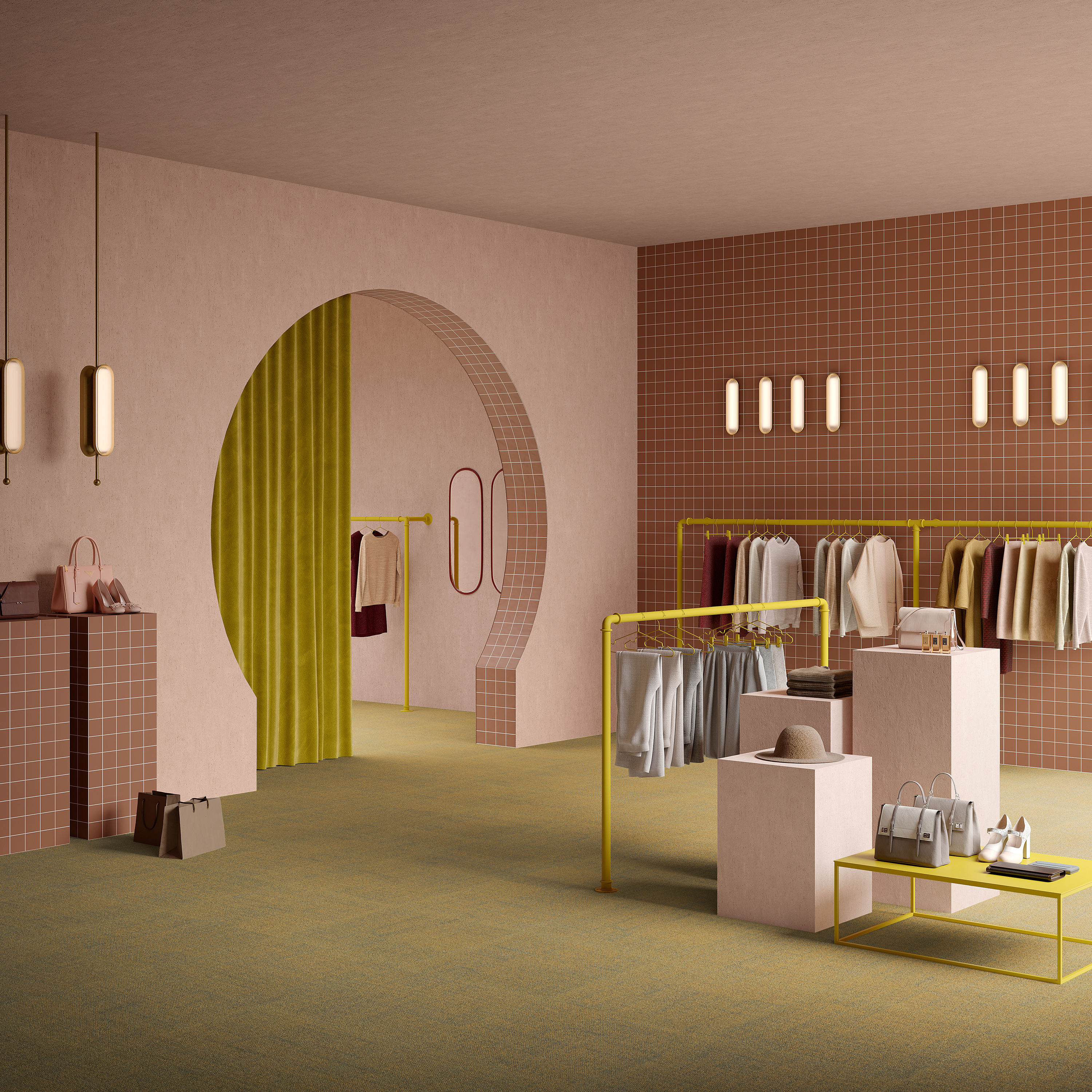 Ковровая плитка Mantra Tile 29 (500*500*6 мм) — купить в Нефтеюганске