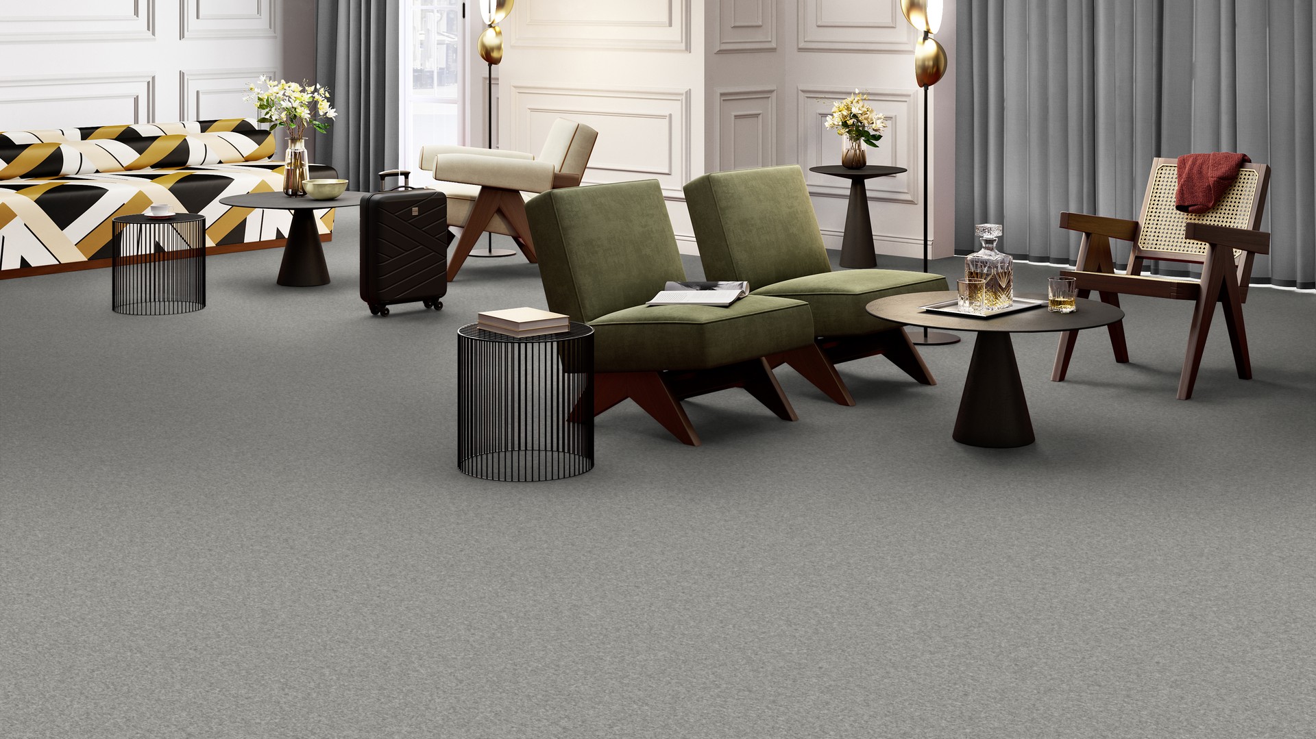 Ковровая плитка Medusa Tile 94 (500*500*5 мм) — купить в Нефтеюганске