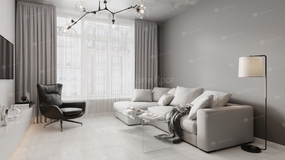 Виниловая плитка "Alpine Floor" Light Stone Брайс (608*303*2,5 мм) — купить в Нефтеюганске