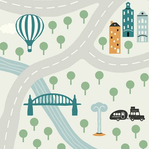 Линолеум бытовой "IVC" Neo Karta 82 (3м) — купить в Нефтеюганске