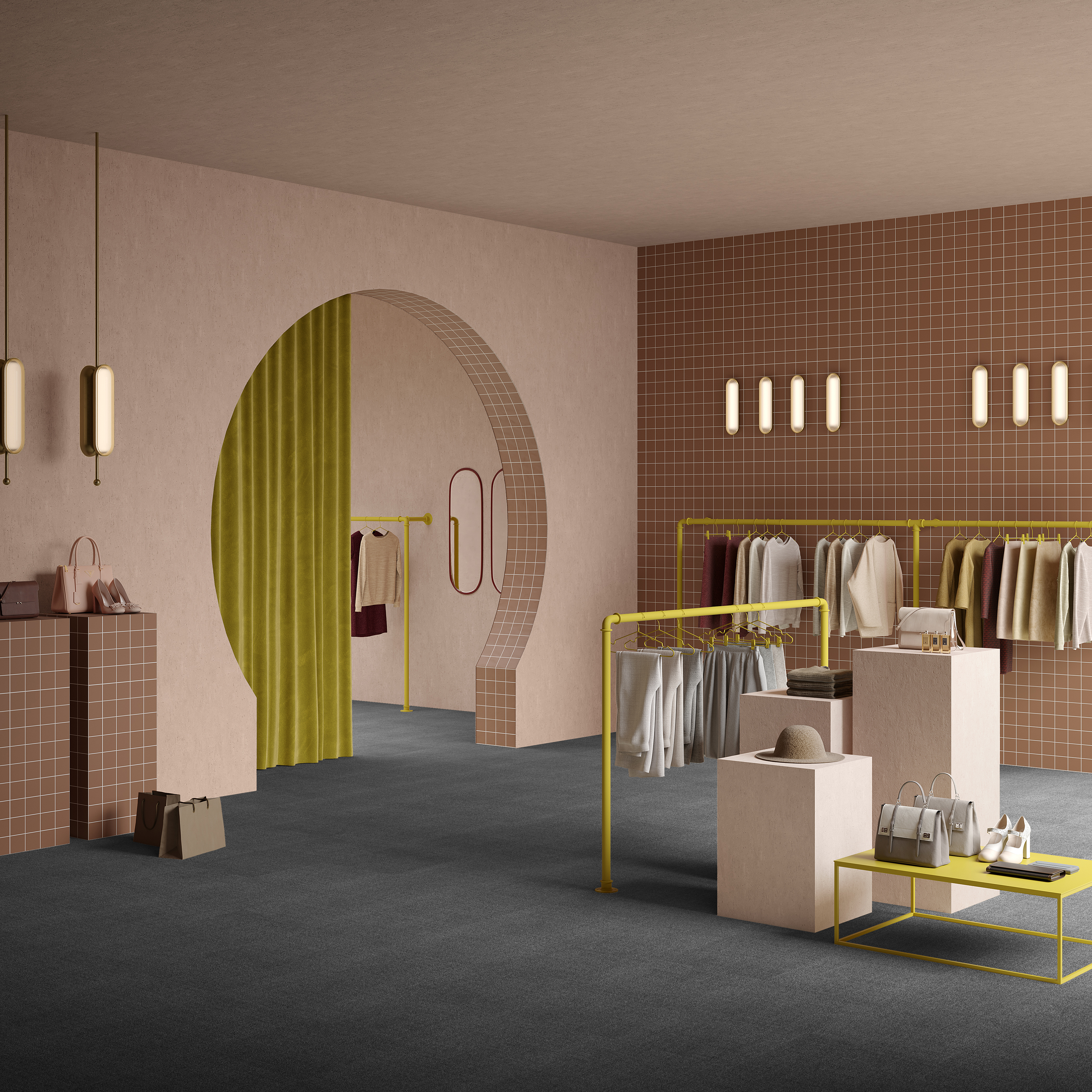 Ковровая плитка Mantra Tile 98 (500*500*6 мм) — купить в Нефтеюганске