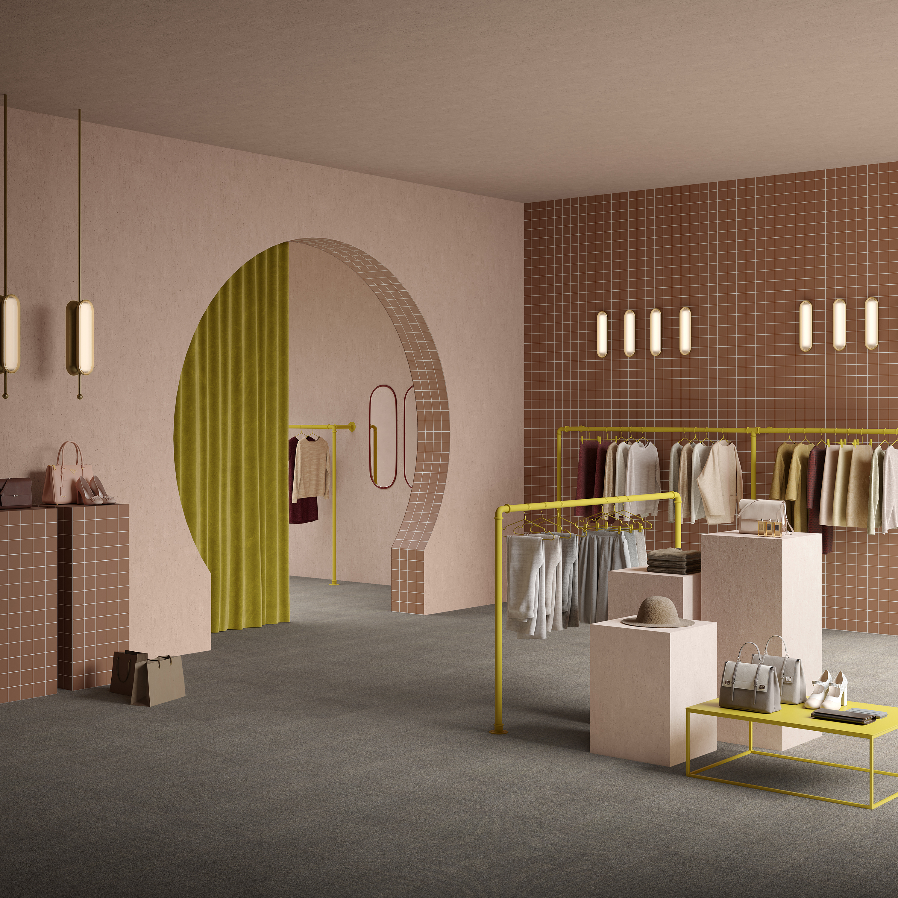 Ковровая плитка Mantra Tile 94 (500*500*6 мм) — купить в Нефтеюганске