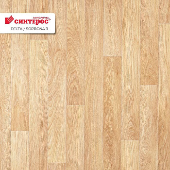 Линолеум бытовой "Синтерос" Delta Сорбона 3 (3,5м) — фото и характеристики