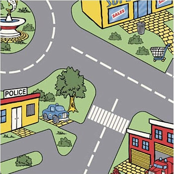 Линолеум бытовой "IVC" Bingo Traffic (3м) — фото и характеристики