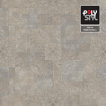 Линолеум бытовой "Polystyl" Taifun Франческа 2 (2,5м) — фото и характеристики